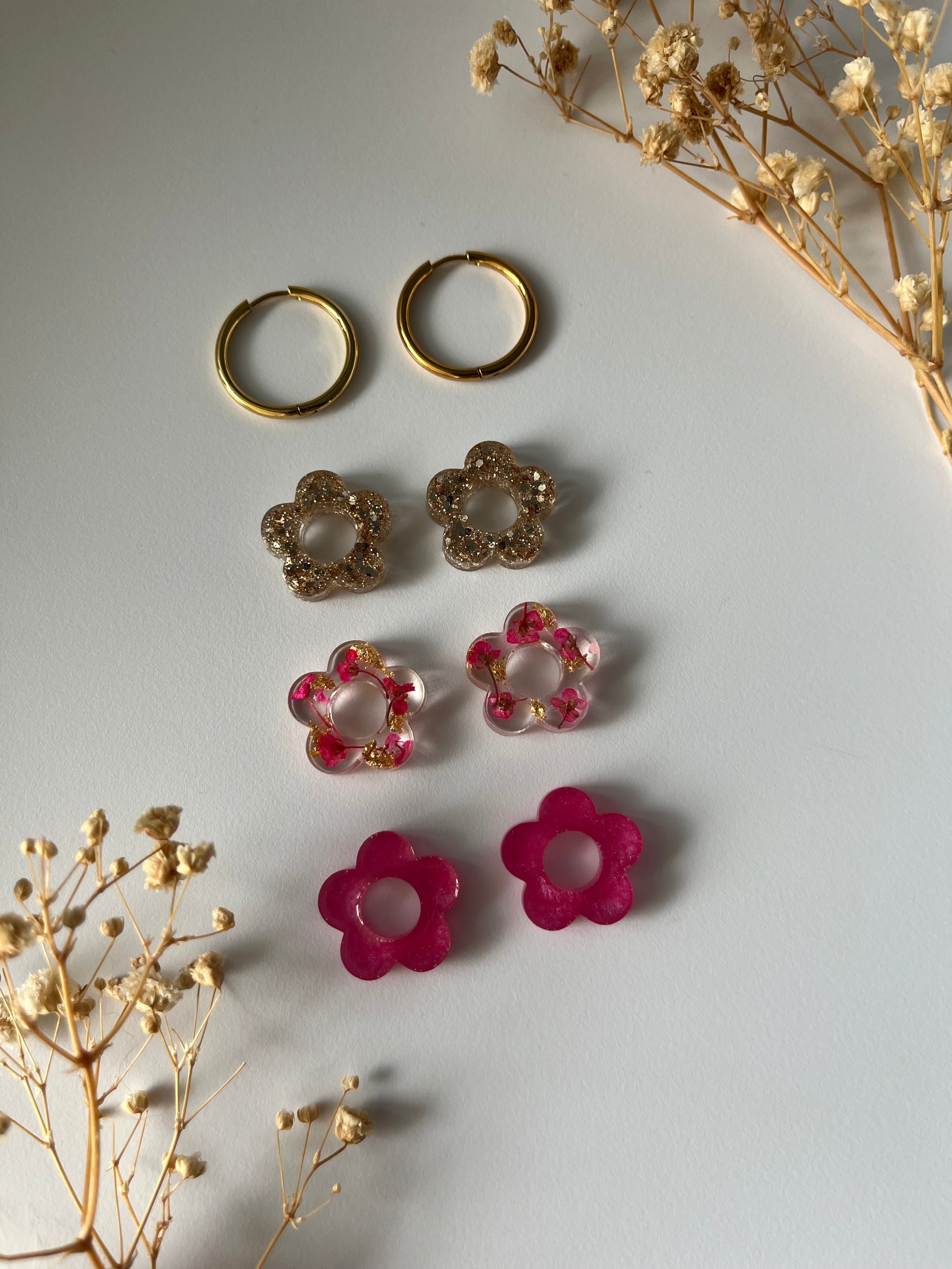 Les boucles d'oreilles interchangeables