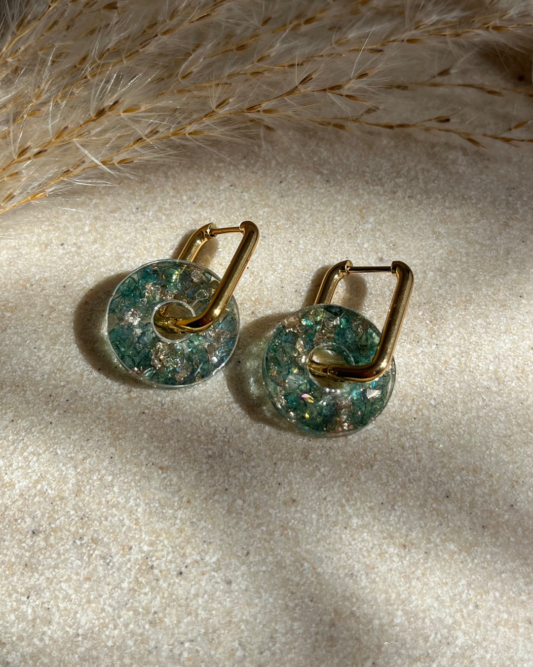 Boucles d'oreilles interchangeables rondes - Auréa