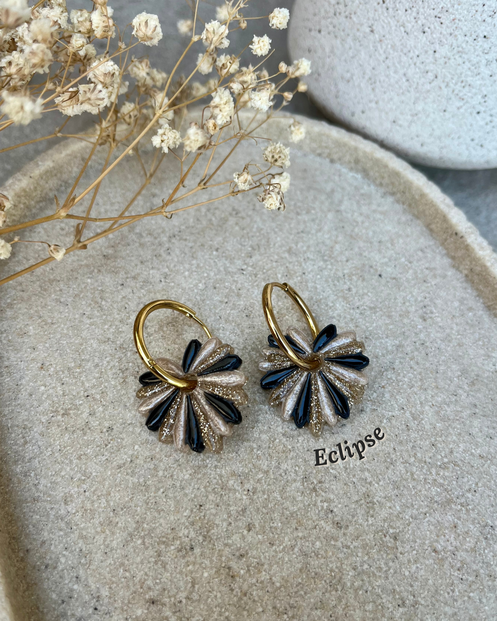 Boucles d'oreilles interchangeables - collection "PAMPA"