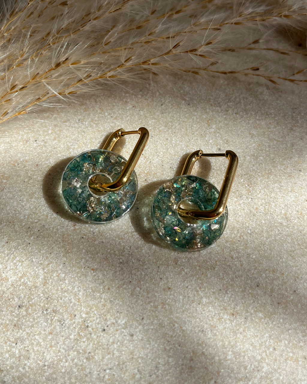 Boucles d'oreilles interchangeables rondes - Auréa