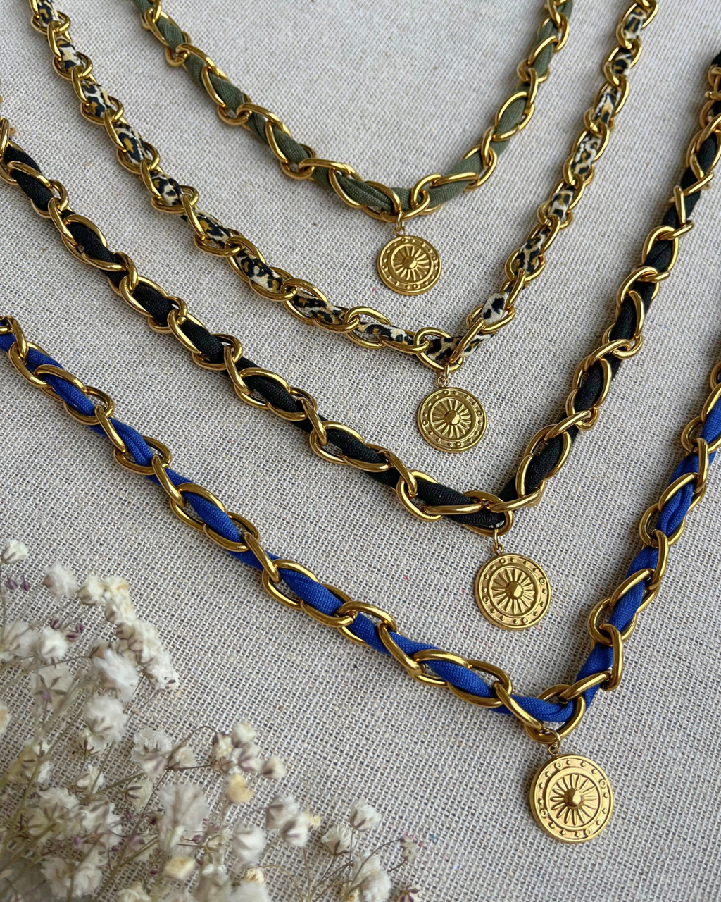 Collier Bleu Royal
