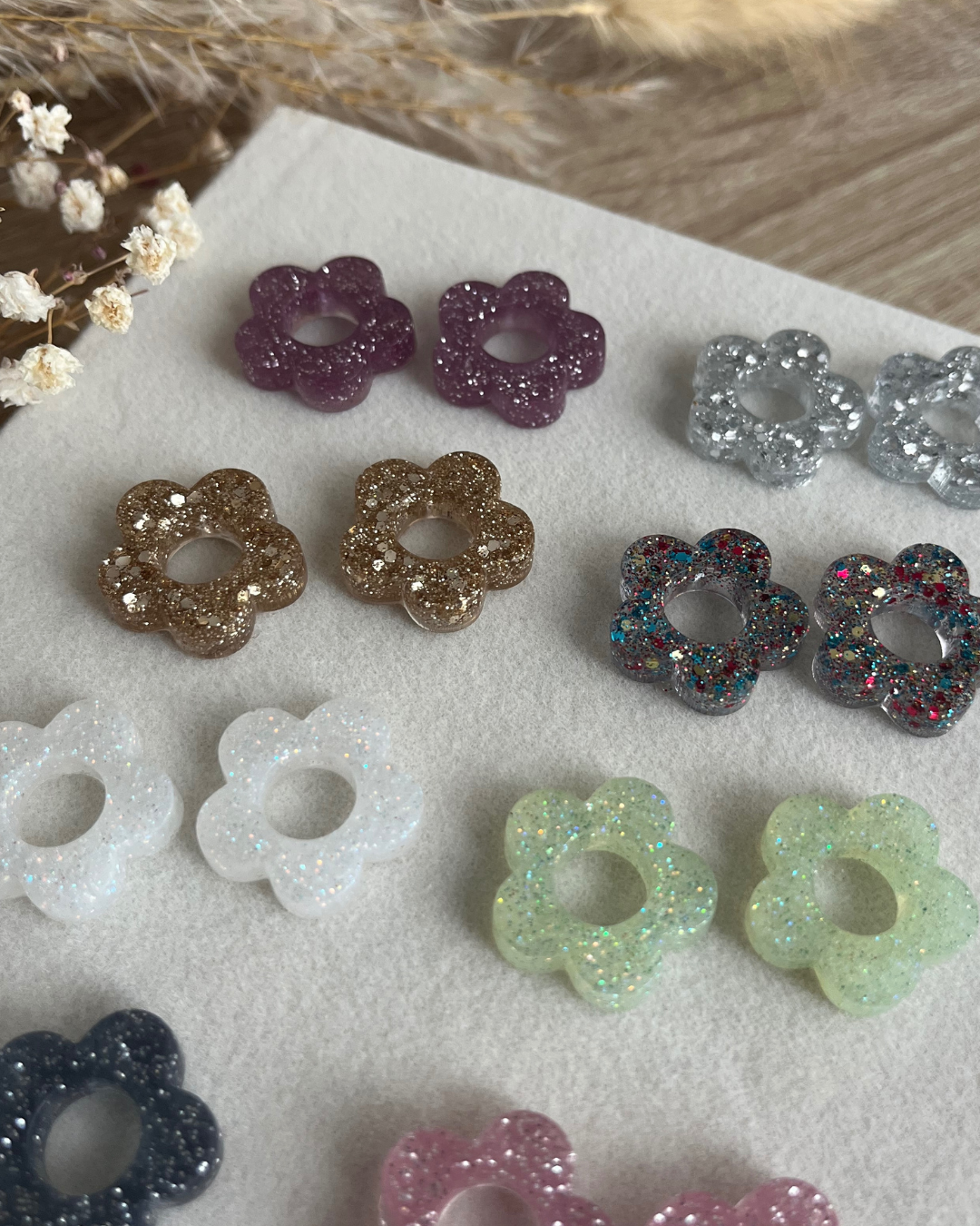 Boucles d'oreilles interchangeables - Paillettes // SOLDES