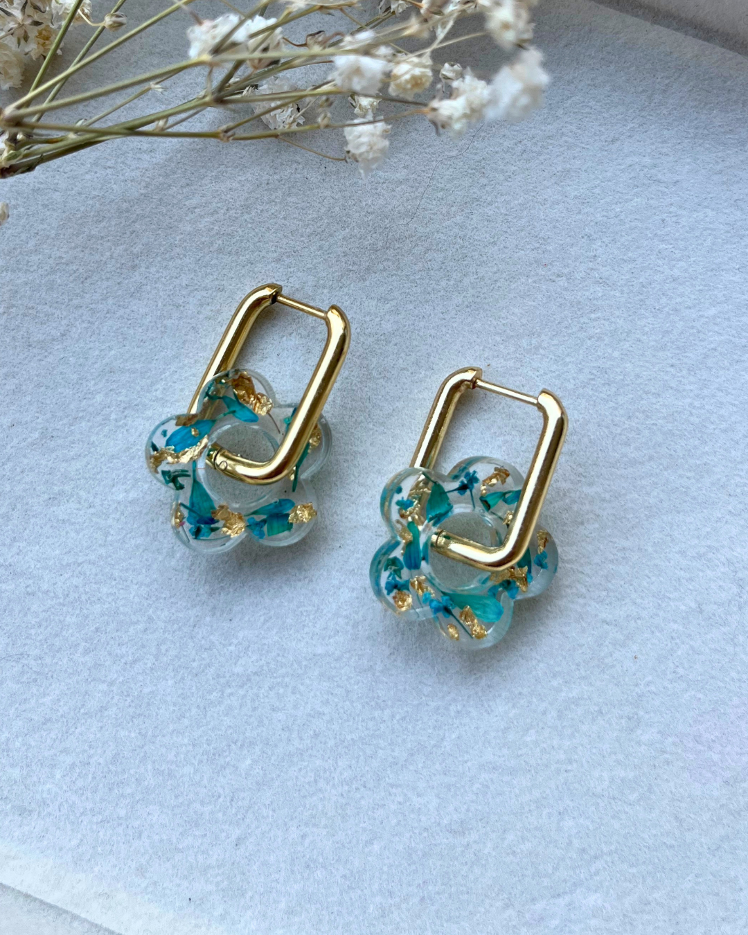 Boucles d'oreilles interchangeables - Fleurs d'été - Editions limitées