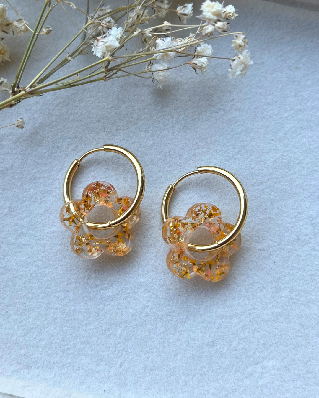 Boucles d'oreilles interchangeables - Fleurs d'été - Editions limitées