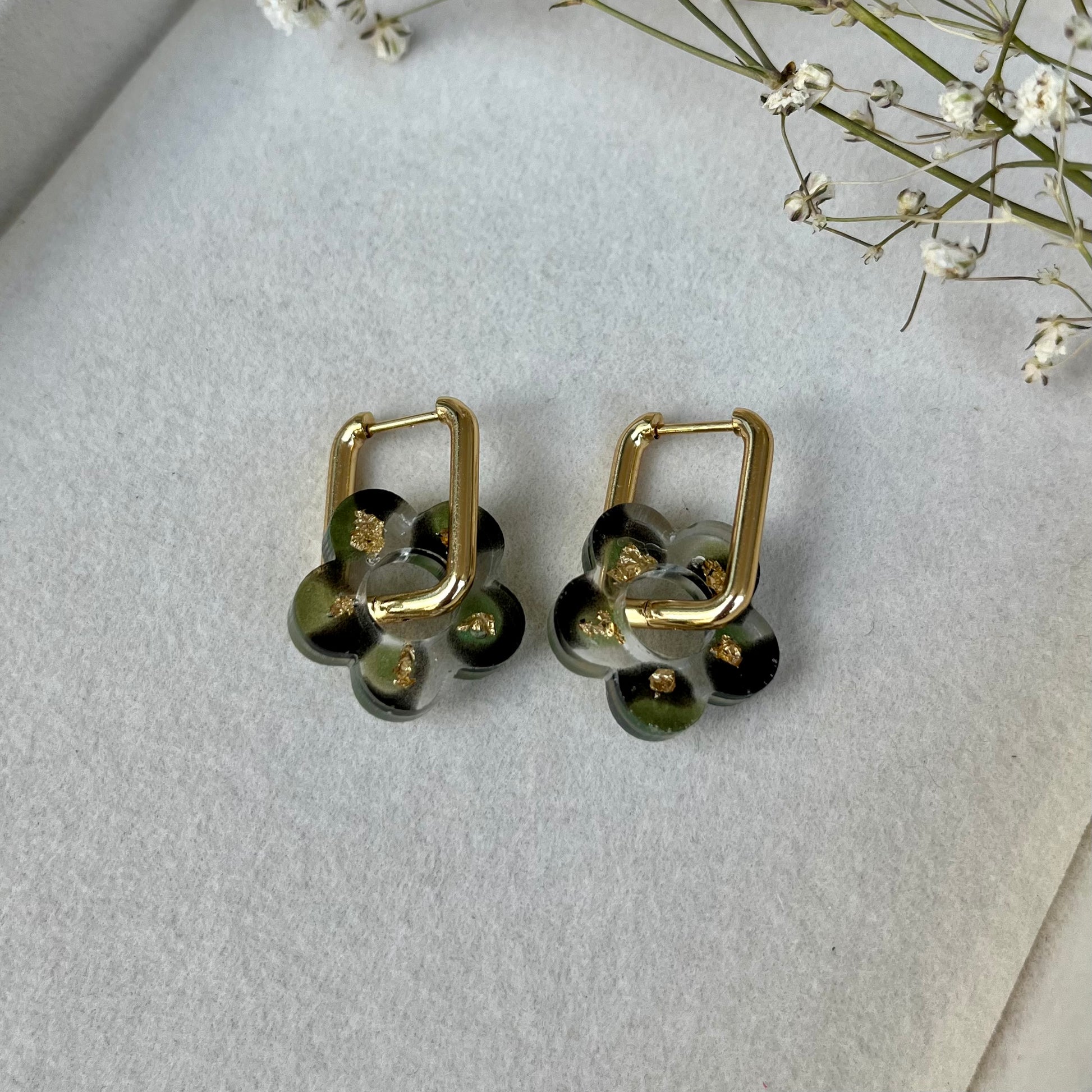 Boucles d'oreilles interchangeables - Léopard