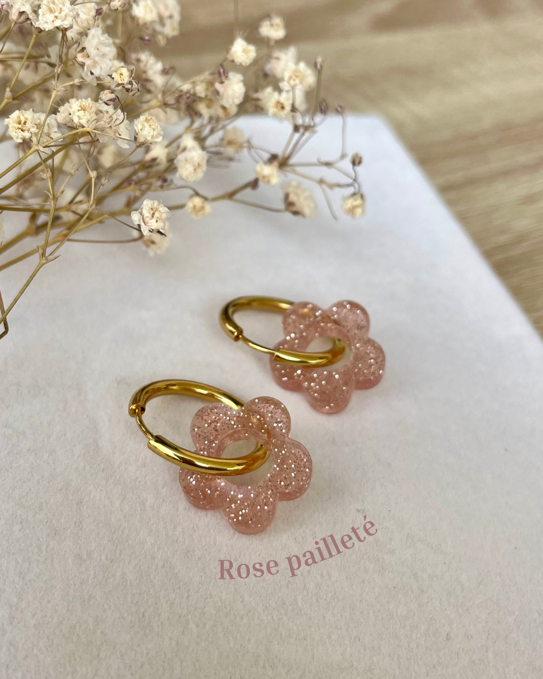 Boucles d'oreilles interchangeables - Paillettes