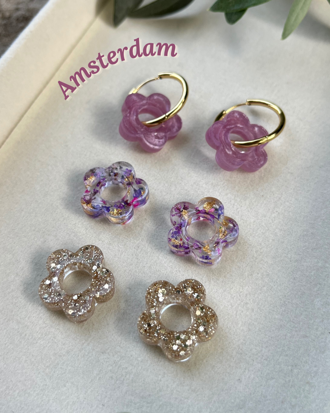 Coffret boucles d'oreilles interchangeables - "Escapades"