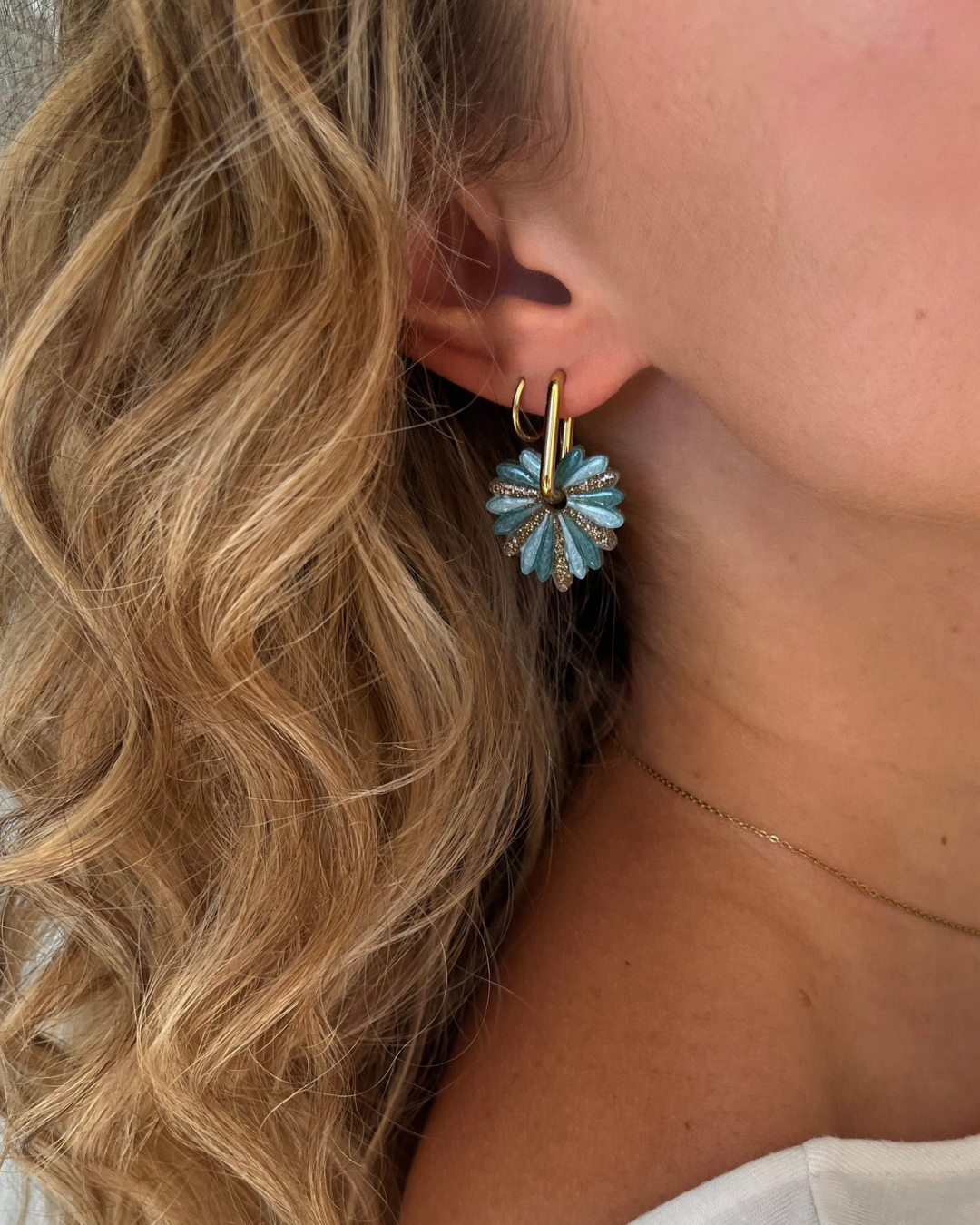Boucles d'oreilles interchangeables - collection "PAMPA"