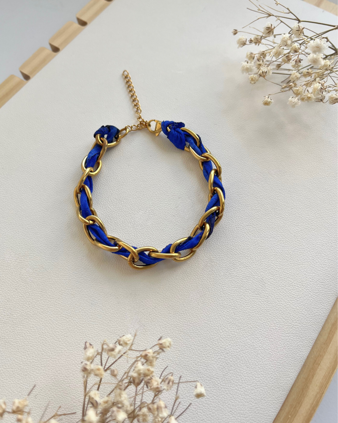 Bracelet Maille & Bleu Royal
