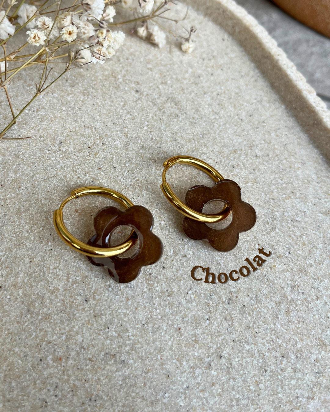 Boucles d'oreilles interchangeables - Unies et nacrées // nouvelle collection