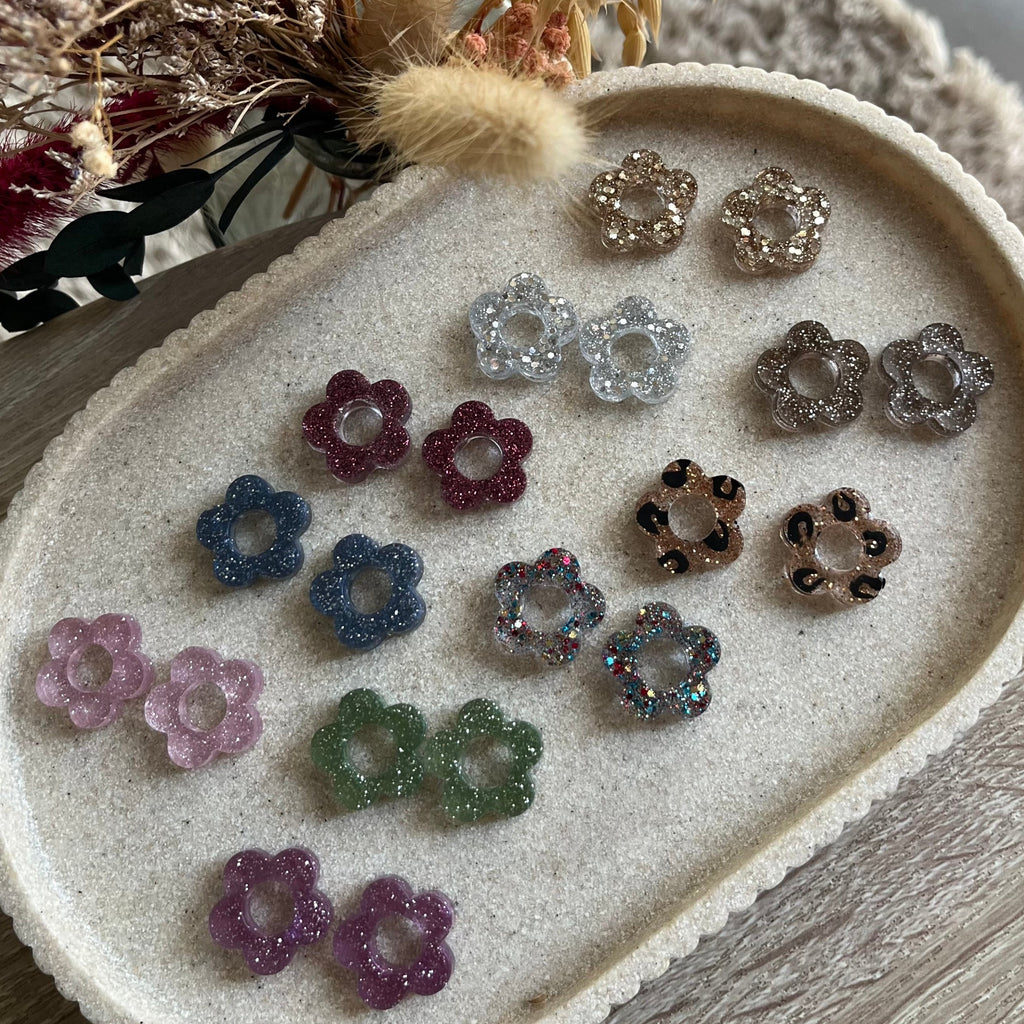 Boucles d'oreilles interchangeables - Paillettes