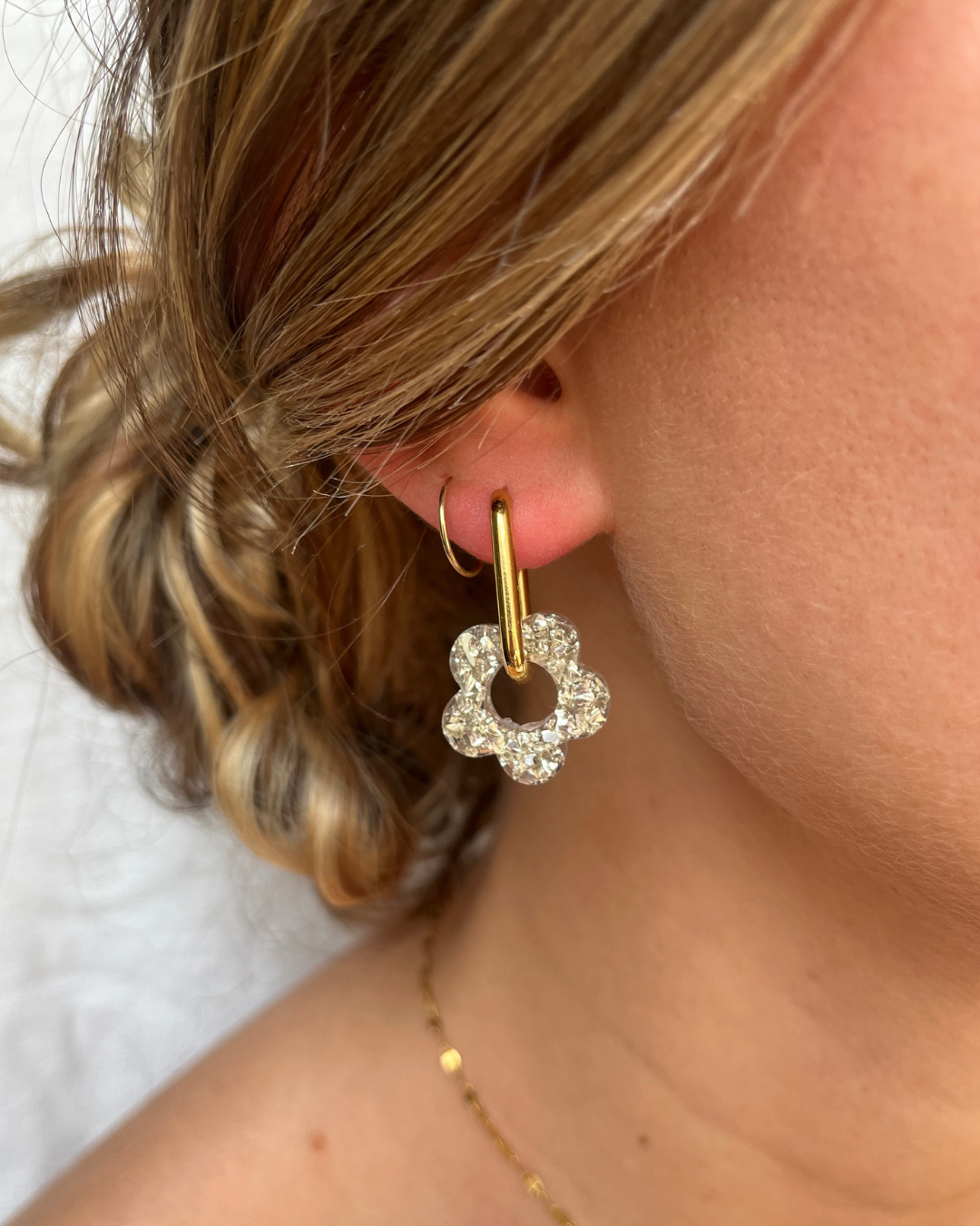 Boucles d'oreilles interchangeables - Eclat