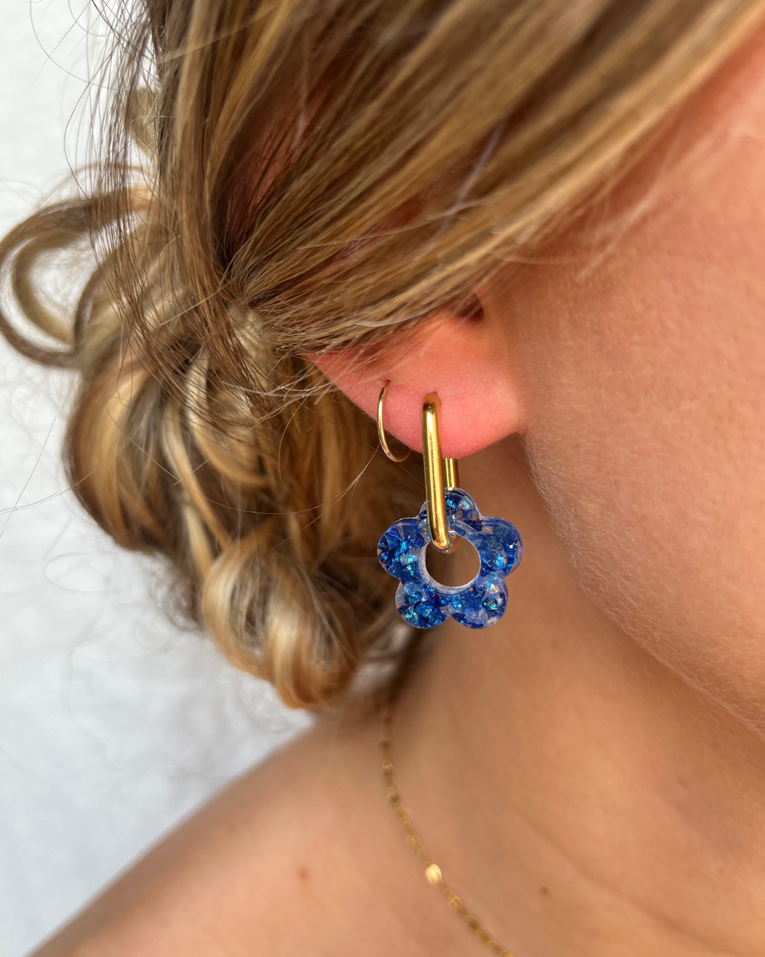 Boucles d'oreilles interchangeables - Eclat