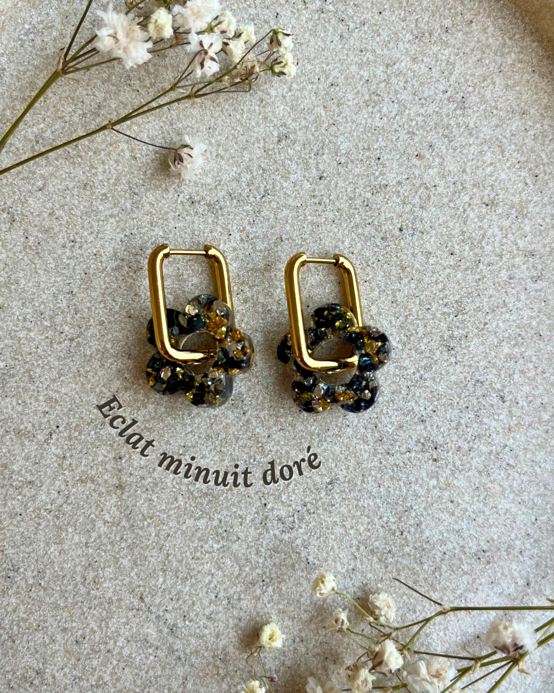Boucles d'oreilles interchangeables - Eclat