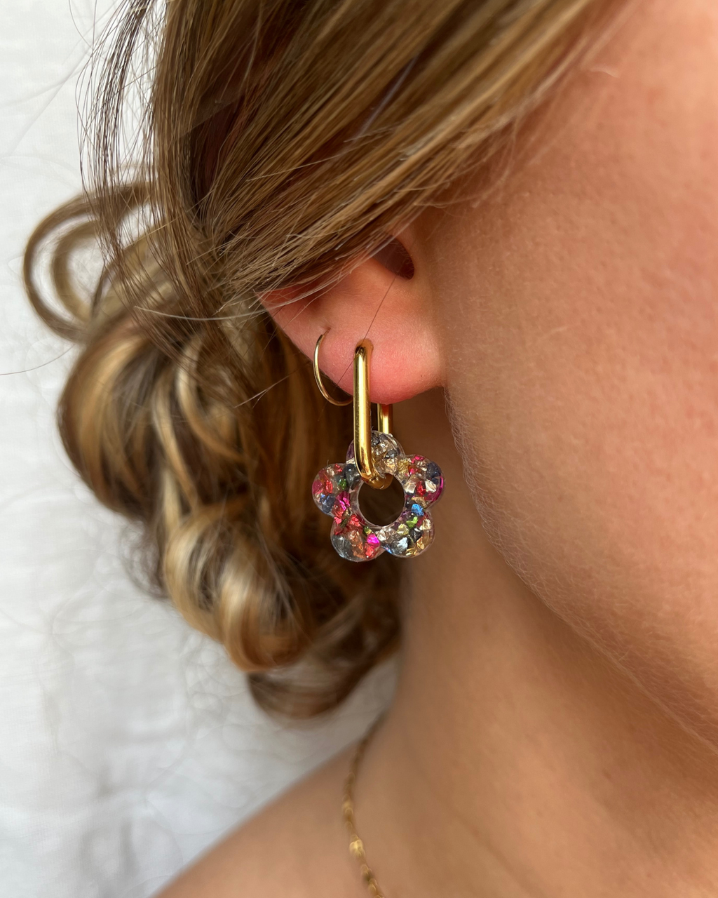 Boucles d'oreilles interchangeables - Eclat