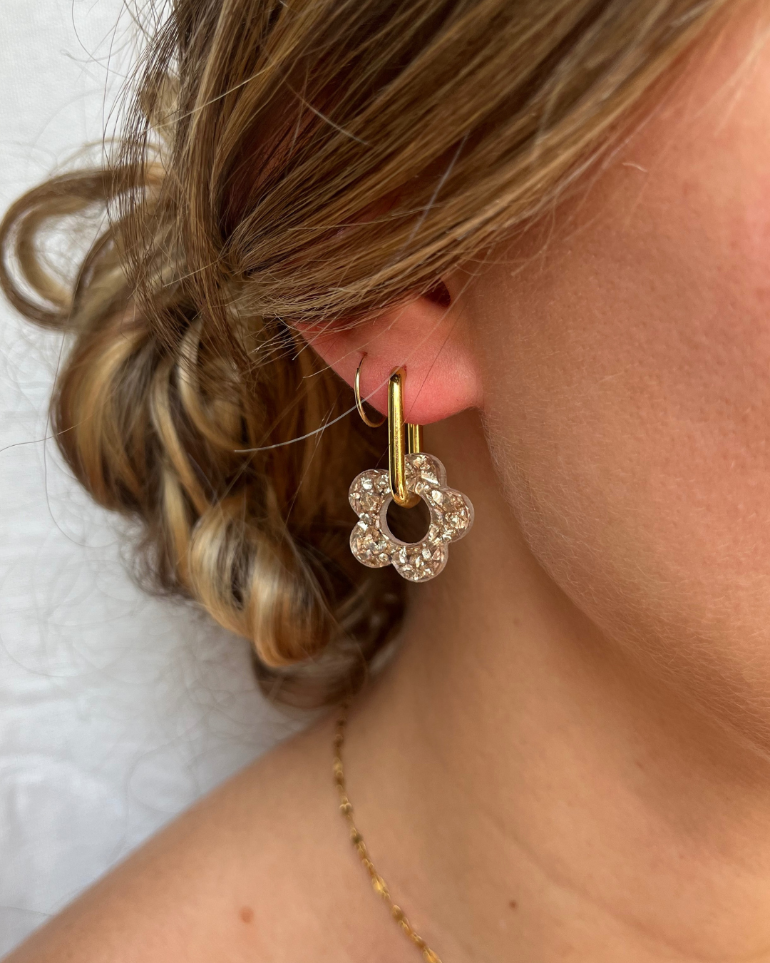 Boucles d'oreilles interchangeables - Eclat