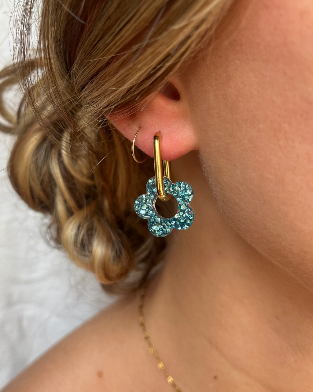 Boucles d'oreilles interchangeables - Eclat