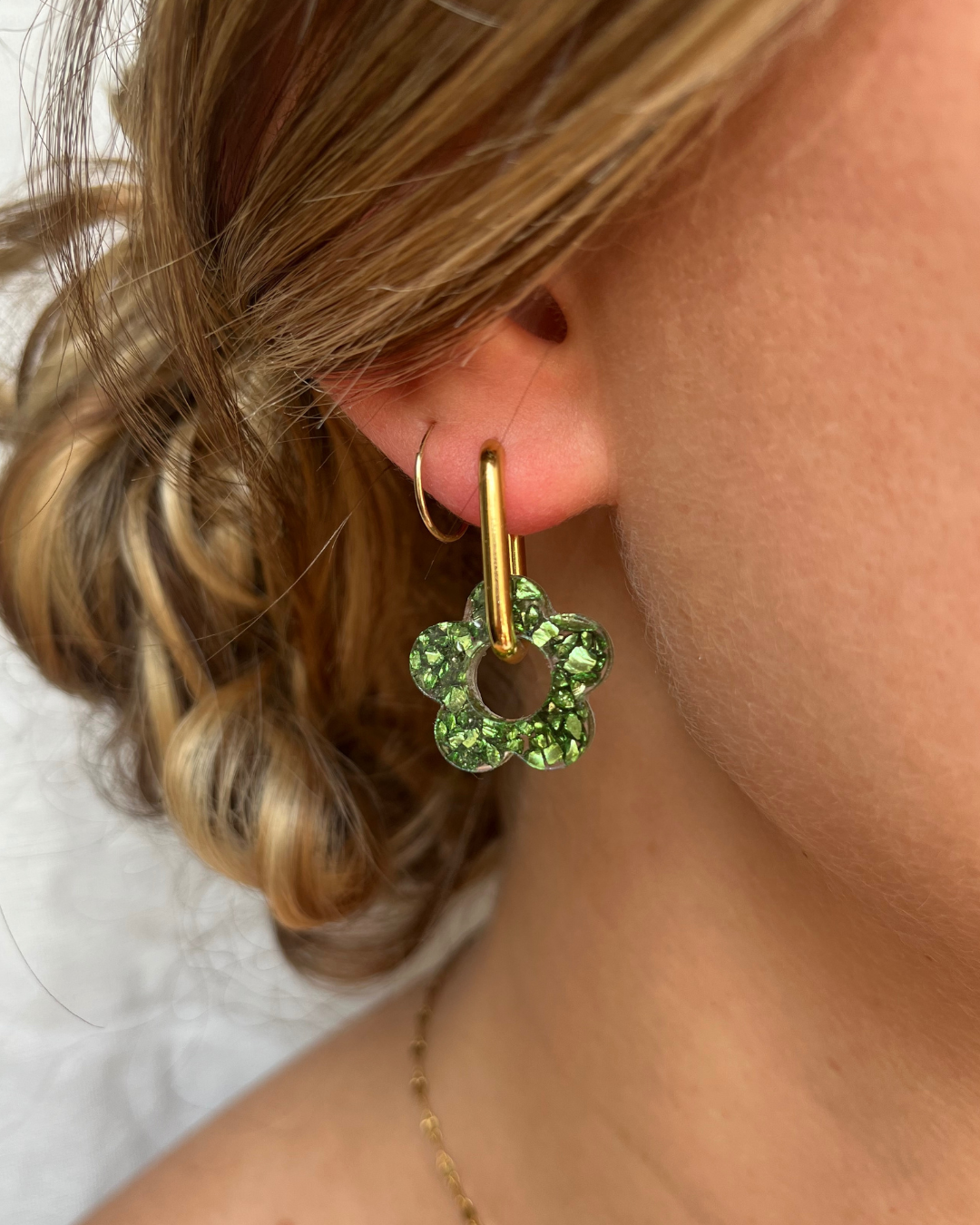 Boucles d'oreilles interchangeables - Eclat