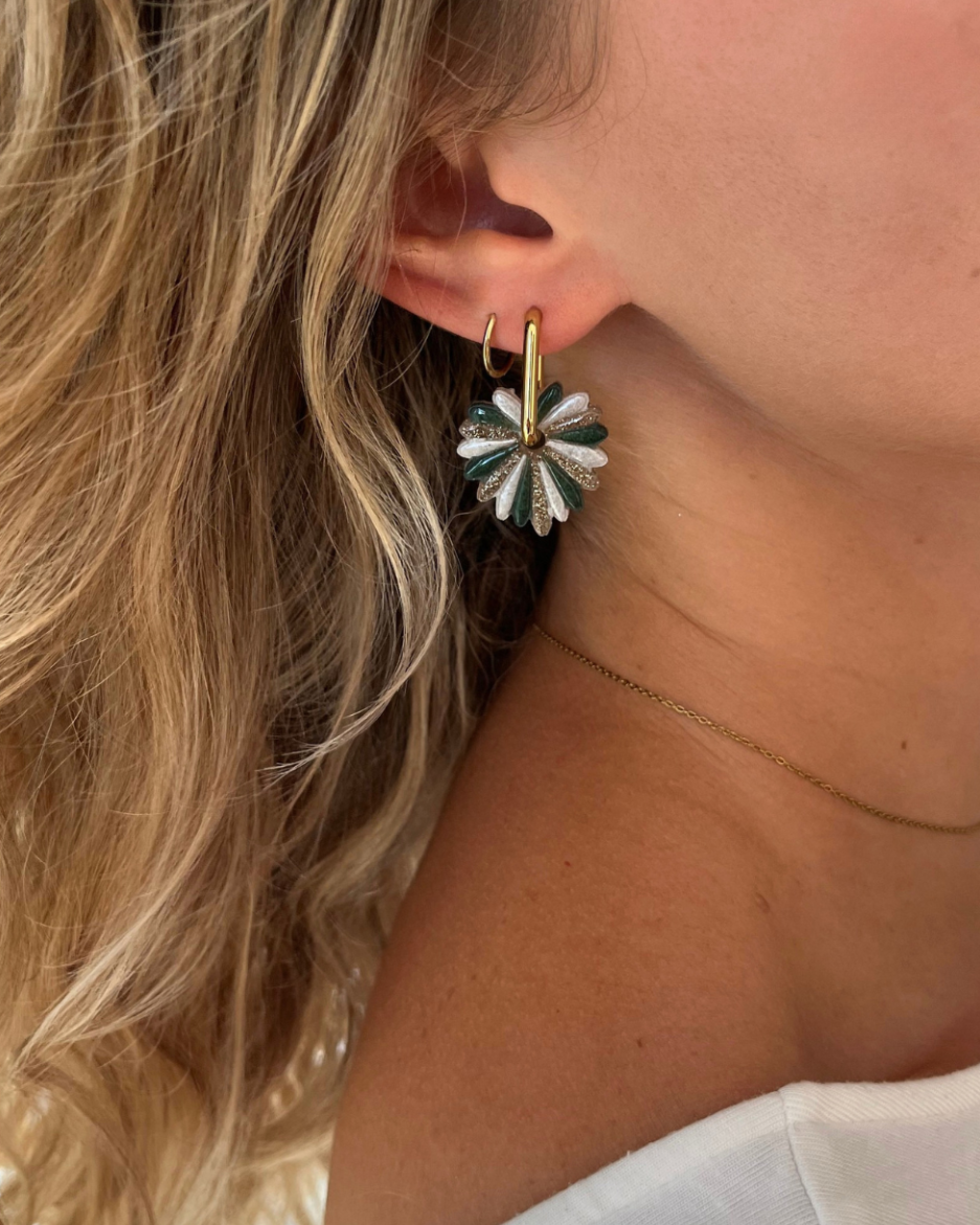 Boucles d'oreilles interchangeables - collection "PAMPA"