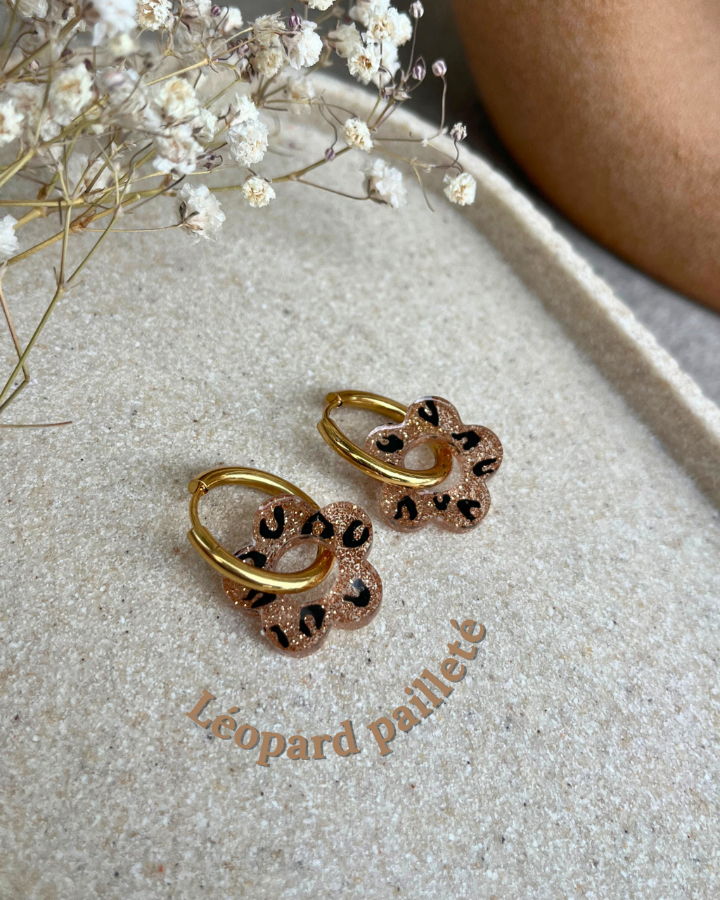 Boucles d'oreilles interchangeables - Pailletées // nouvelle collection