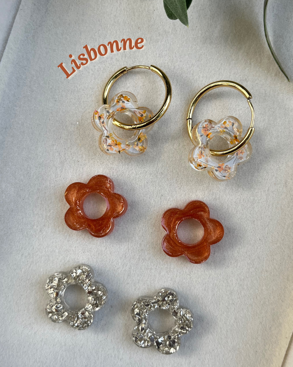 Coffret boucles d'oreilles interchangeables - "Escapades"