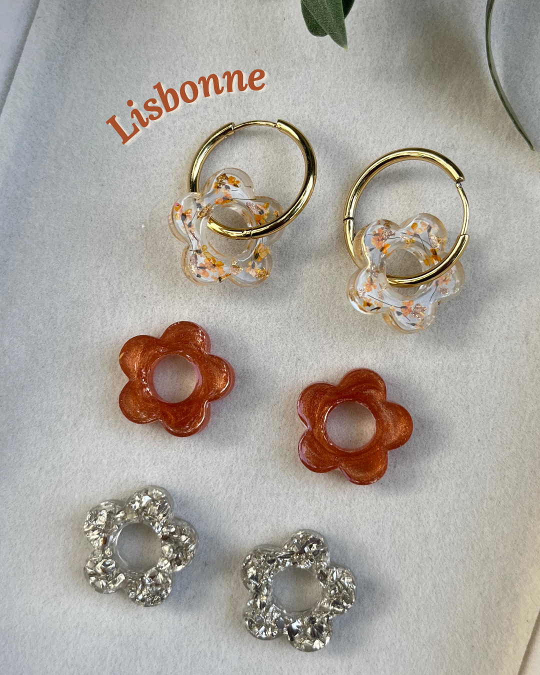 Coffret boucles d'oreilles interchangeables - "Escapades"