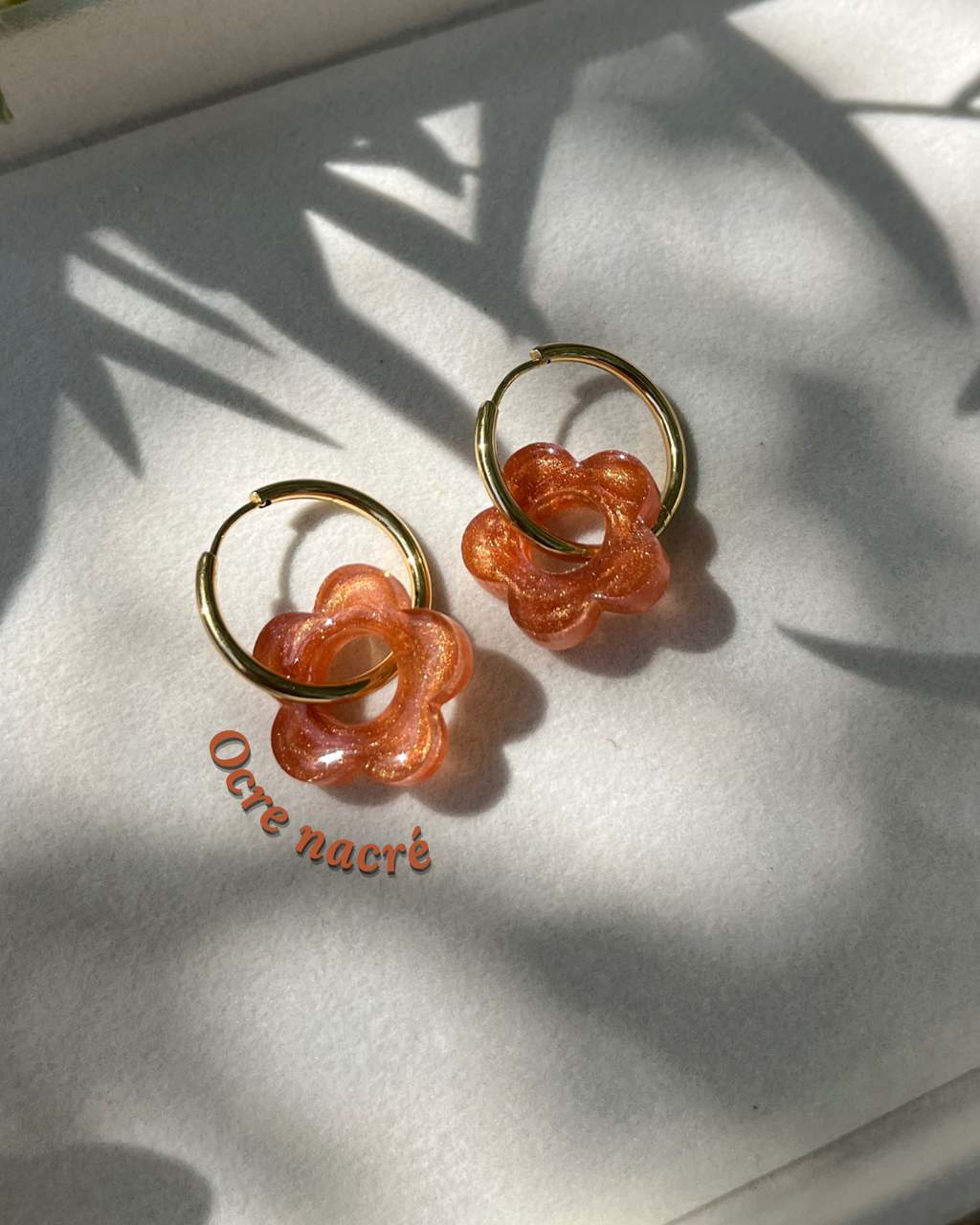 Boucles d'oreilles interchangeables - Unies et nacrées