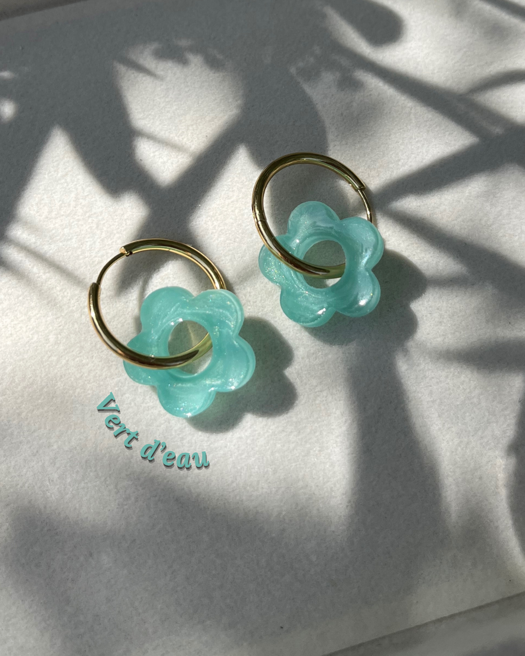 Boucles d'oreilles interchangeables - Unies et nacrées