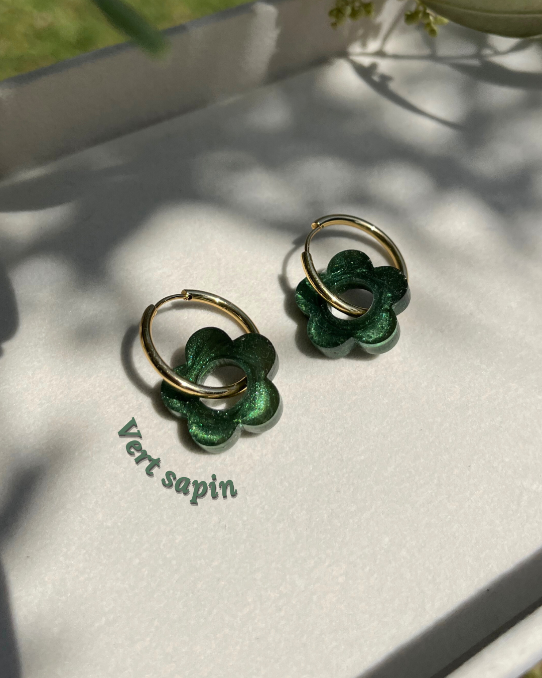 Boucles d'oreilles interchangeables - Unies et nacrées