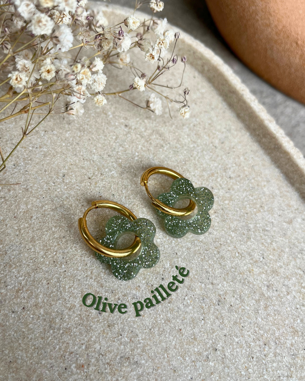 Boucles d'oreilles interchangeables - Pailletées // nouvelle collection