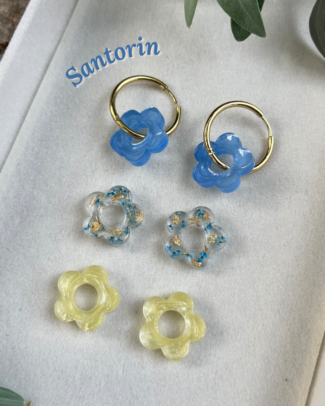 Coffret boucles d'oreilles interchangeables - "Escapades"