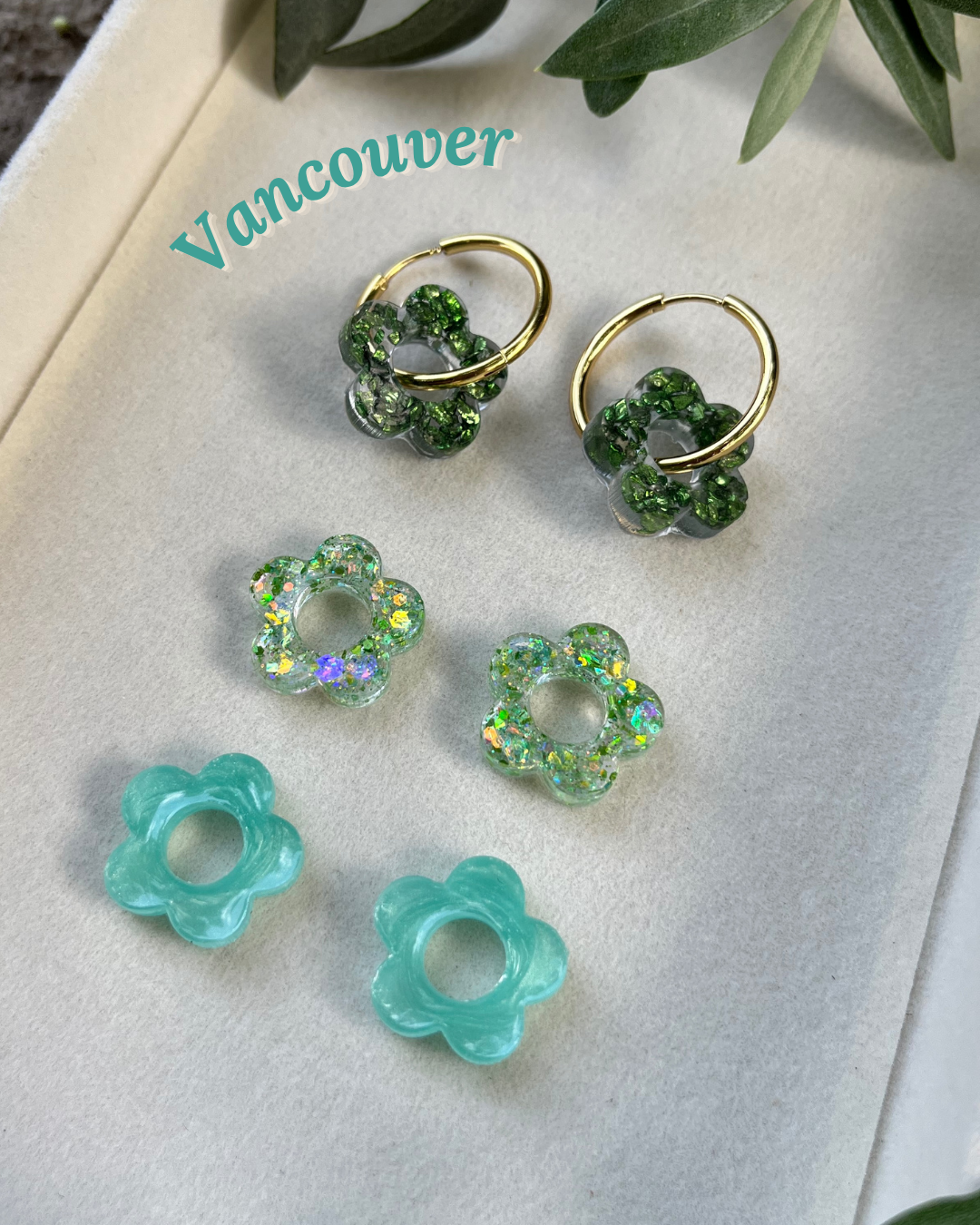 Coffret boucles d'oreilles interchangeables - "Escapades"