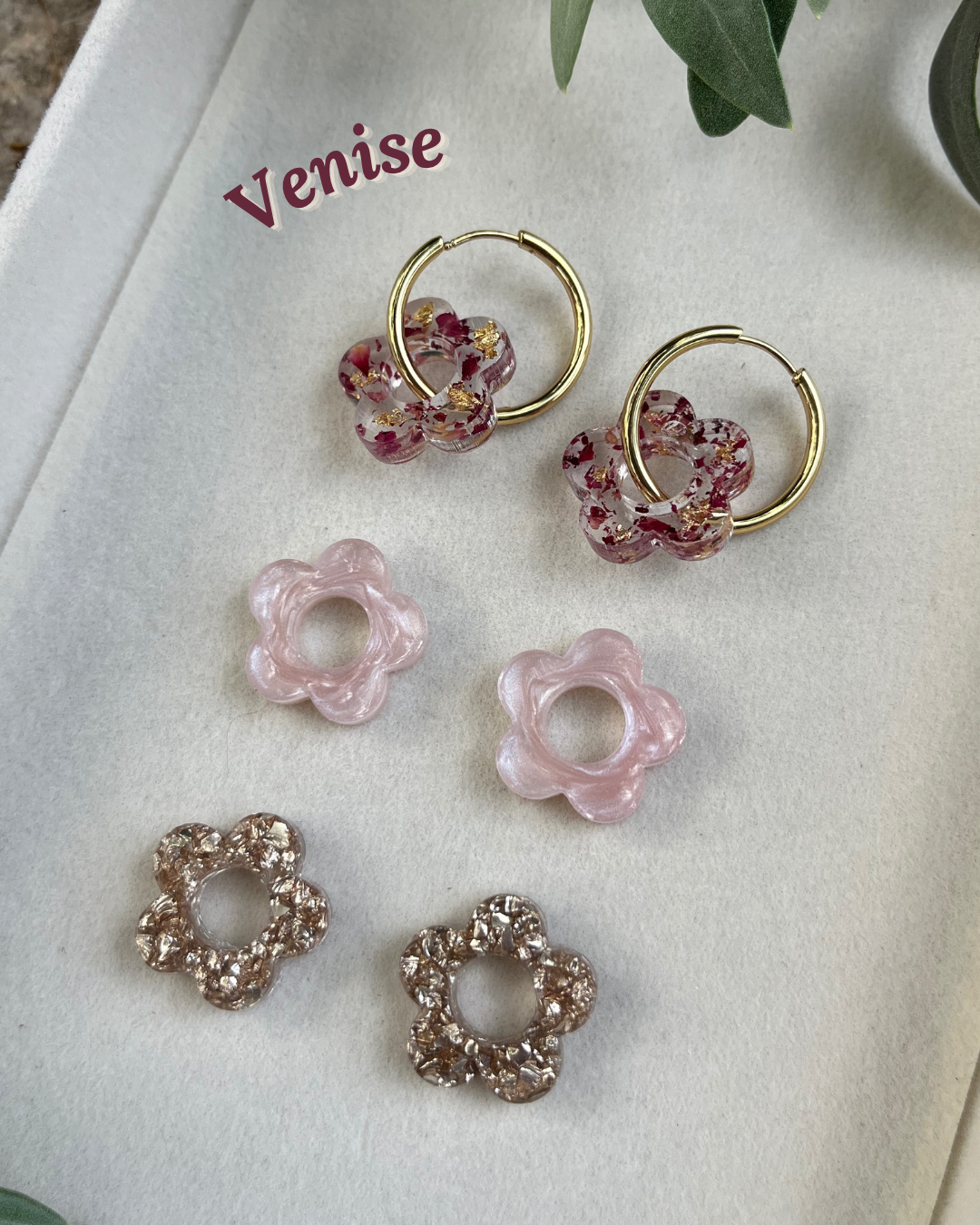 Coffret boucles d'oreilles interchangeables - "Escapades"