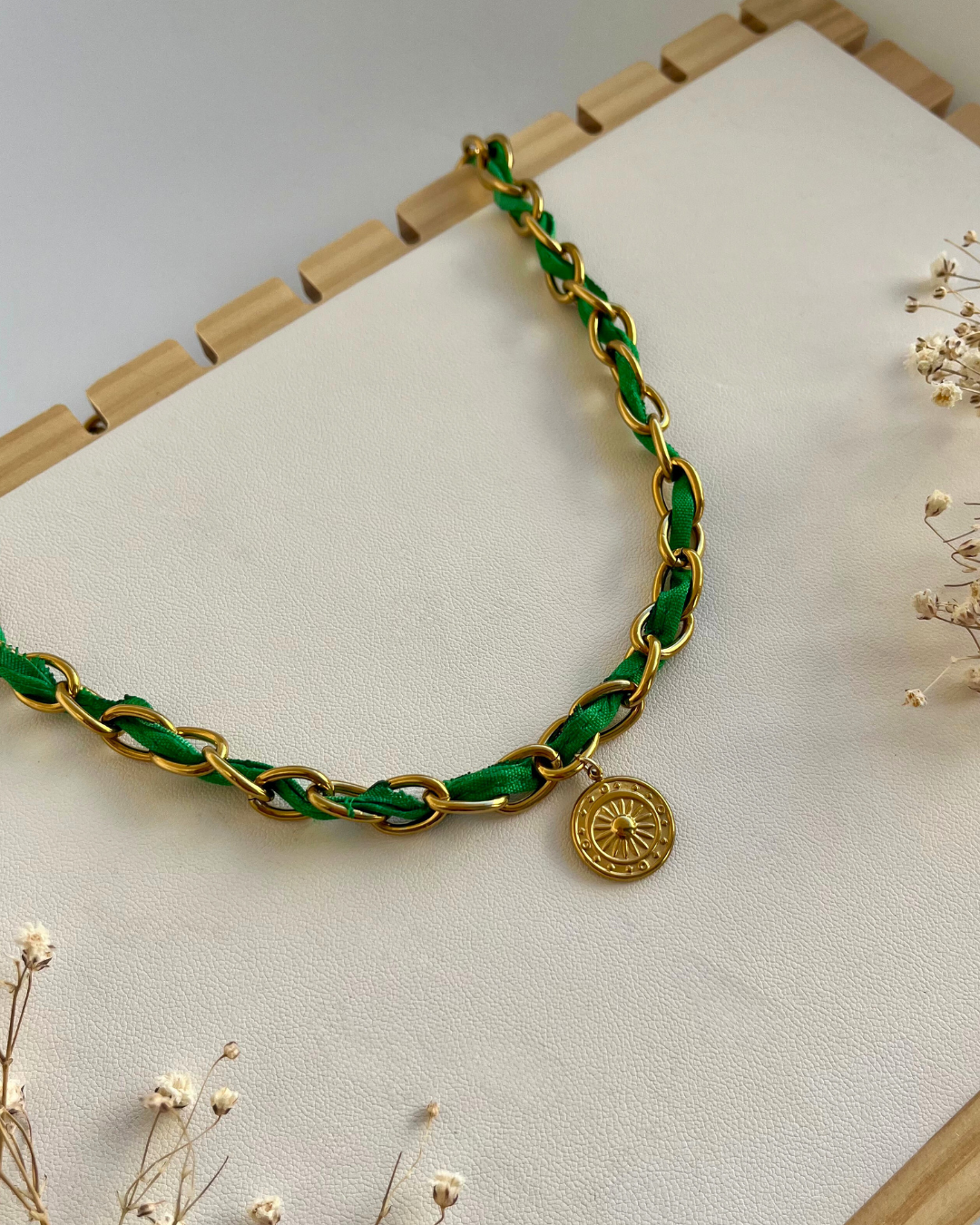 Collier Vert Emeraude