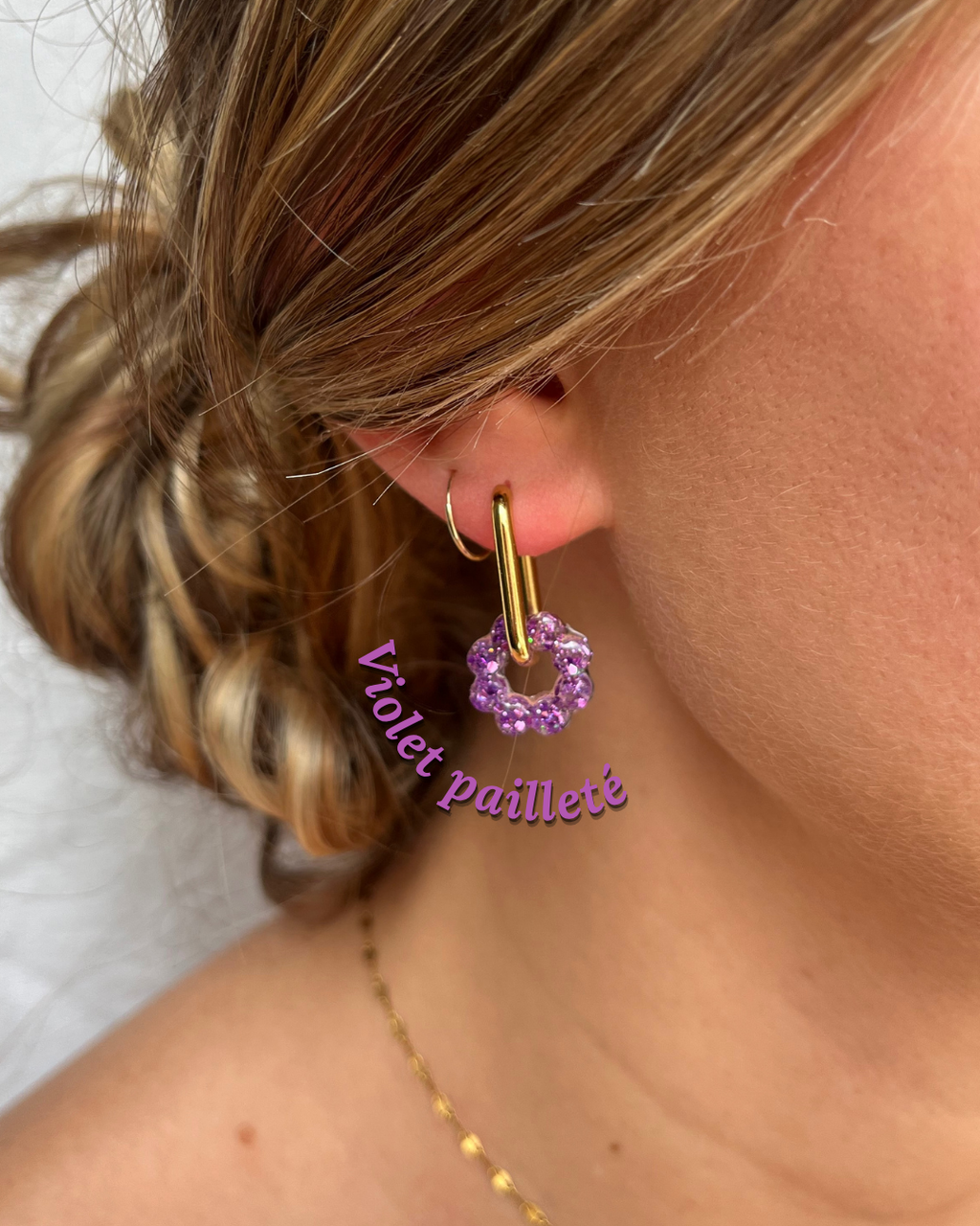 Mini boucles d'oreilles interchangeables