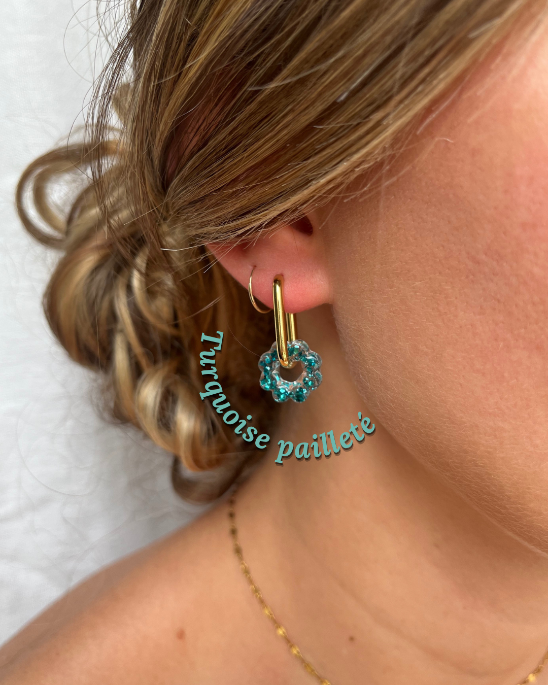 Mini boucles d'oreilles interchangeables