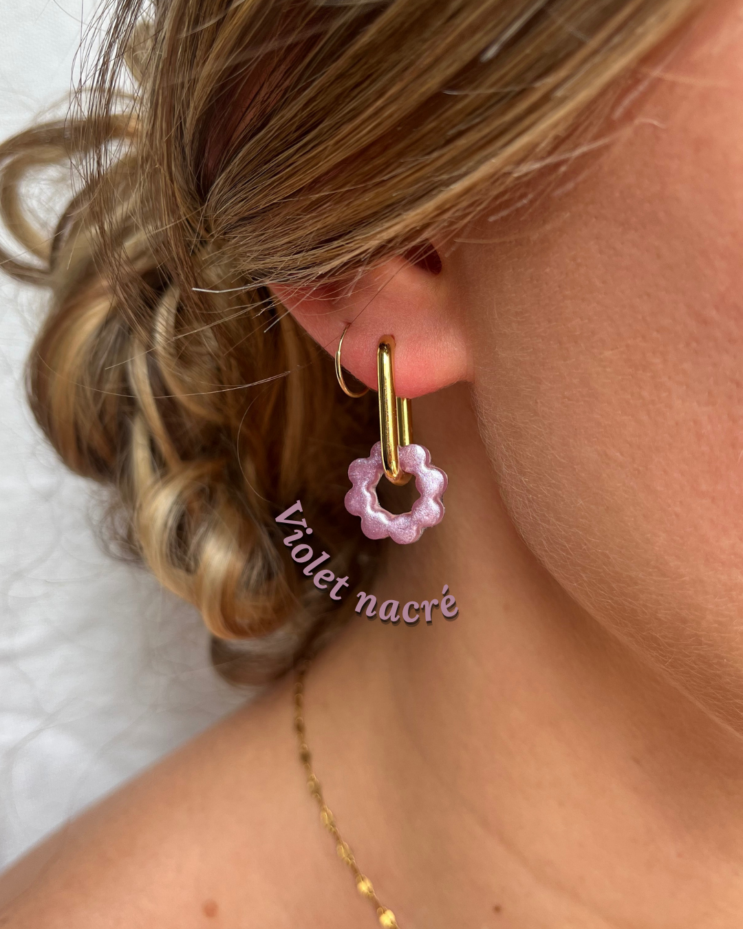 Mini boucles d'oreilles interchangeables